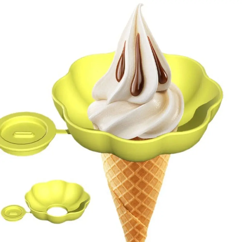 Description Picture 3 of itemNew Creative Silicone Drip-Proof Popsicle Rack Ice Cream Stand Portable Popsicle Tray Kids Handheld Ice Cream Holder