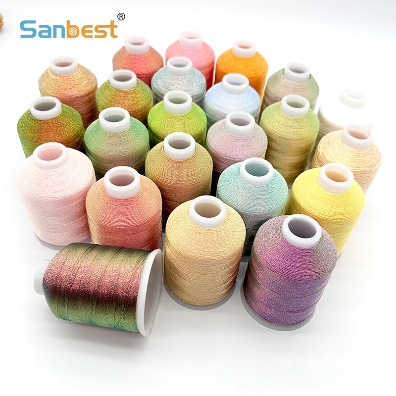 Sanbest Super Chameleon RainbowTatting Thread Weaving Thread Handmade sanbest-super-chameleon-rainbowtatting-thread-weaving-thread-handmade