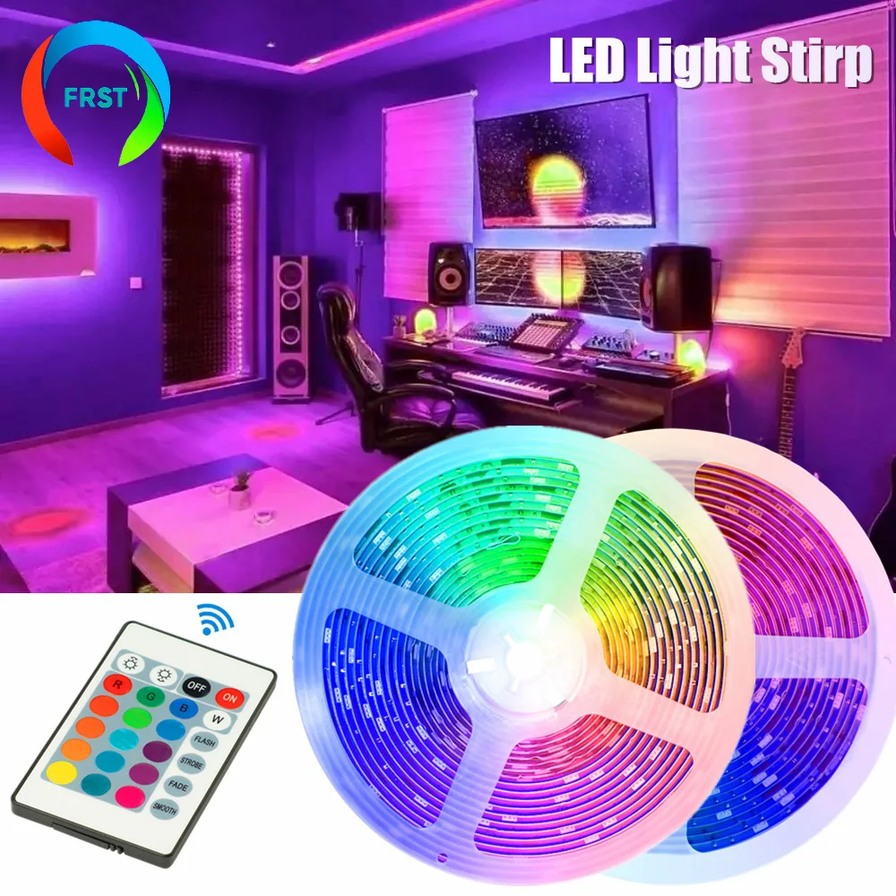 Светодиодная лента s 5050 RGB 3 клавиши 24 44 пульт дистанционного управления USB