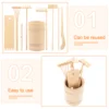 Zen Tool Set Miniature Garden Decoration Other Bamboo Products Tools Sand Rake Wooden Sandbox 2
