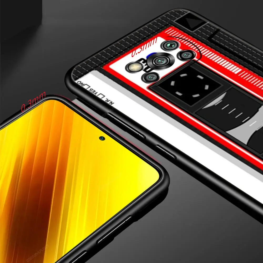 Vintage Cassette Tape Retro-Style Soft TPU Phone Case