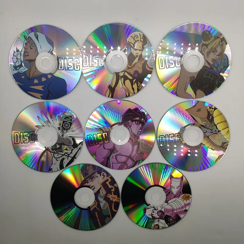 

Role Disc Cosplay Anime Jojo's Bizarre Adventure Kujo Jotaro Platinum Star Memory CD Accessory Retro Toy Halloween Decoration