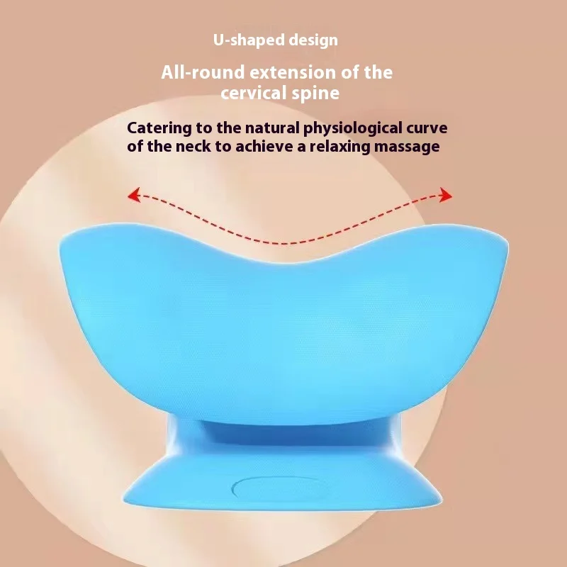 C-shaped Neck Shoulder Stretcher Relaxer Cervical Chiropractic Traction Device Pillow for Relief Cervical Spine Traction Tools