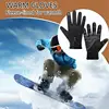 Cycling Touch Screen Mittens 1 Pair Men's Winter Warm Mitts Touch Screen Sports Wear Cold Weather Non-Slip Mittens Waterproof 3