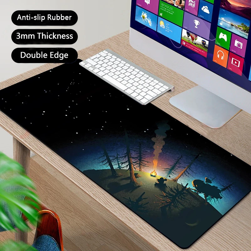Mouse Mat Outer Wilds Gaming Gamer Keyboard Pad Kawaii Deskmat