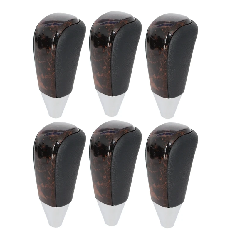 

6X Car Gear Shift Knob For Toyota Land Cruiser 200 FJ20 2008-2017 Automatic Gear Knob
