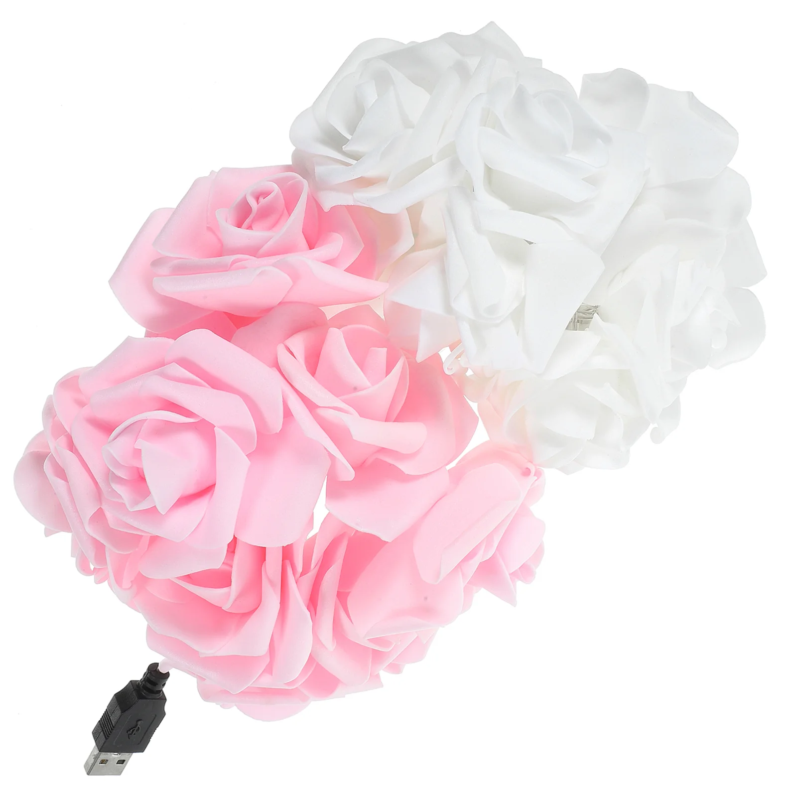 

Decor Rose Outdoor Lights Lamps Bedroom Lantern Flower Plastic Bulk Christmas Indoor Hanging
