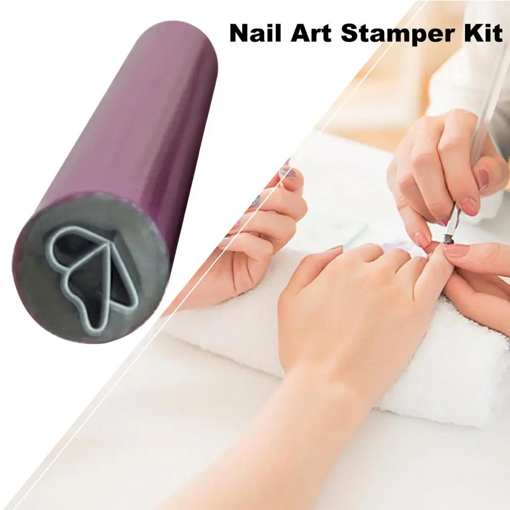 3Pcs/Set Nail Art Stamp Pen Kit Flower Leaf Butterfly Stamper Portable Beginner Manicure Nail Graffiti Stamp Pencil 3