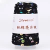 100g 3mm+6mm Sequin Pure Cotton Yarn, Hand Woven DIY Fashion Clothes and Accessories Crochet Thread, Birthday Gift Knitting Yarn 6