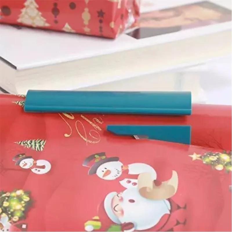 Sliding Wrapping Paper Cutter Gift Wrap Cutter for Thanksgiving