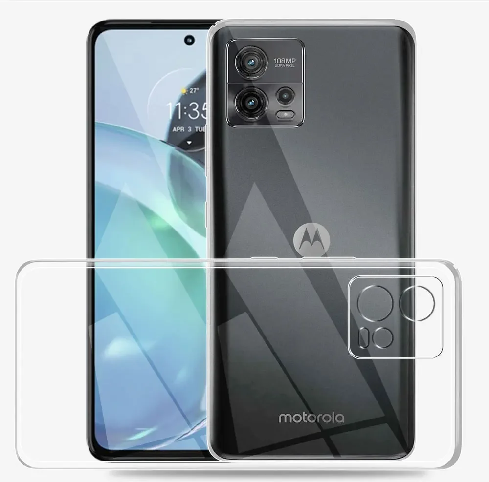 Luxury Clear Shockproof Phone Case with Transparent Back Cover