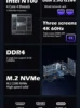 SZBOX WTR PRO MINI PC  Twin Lake N150 / Alder Lake N100 / R7 5825 Windows 11 PRO DDR4 NVME SSD WIFI BT Desk Gaming Computer 3