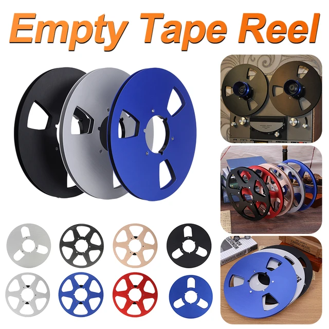 10 Inch Blank Tape Reel Aluminum Alloy Open Roll Cassette Three