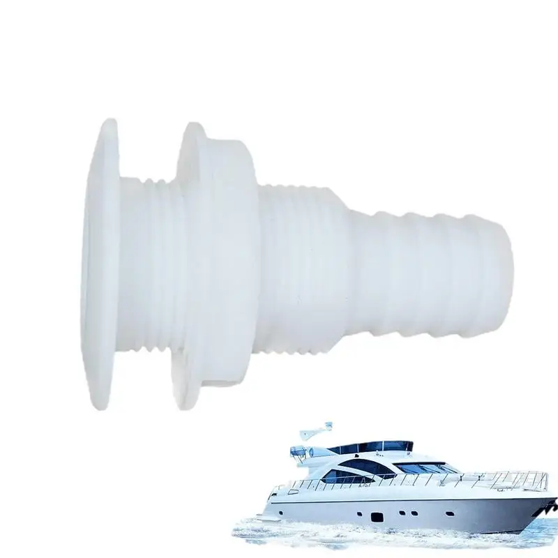 

White Hose Boat Drain Bilge Pump Plumbing Fittings Marine Boat Thru Hull Fitting Connector Drain Vent Hose Supplies For Yacht