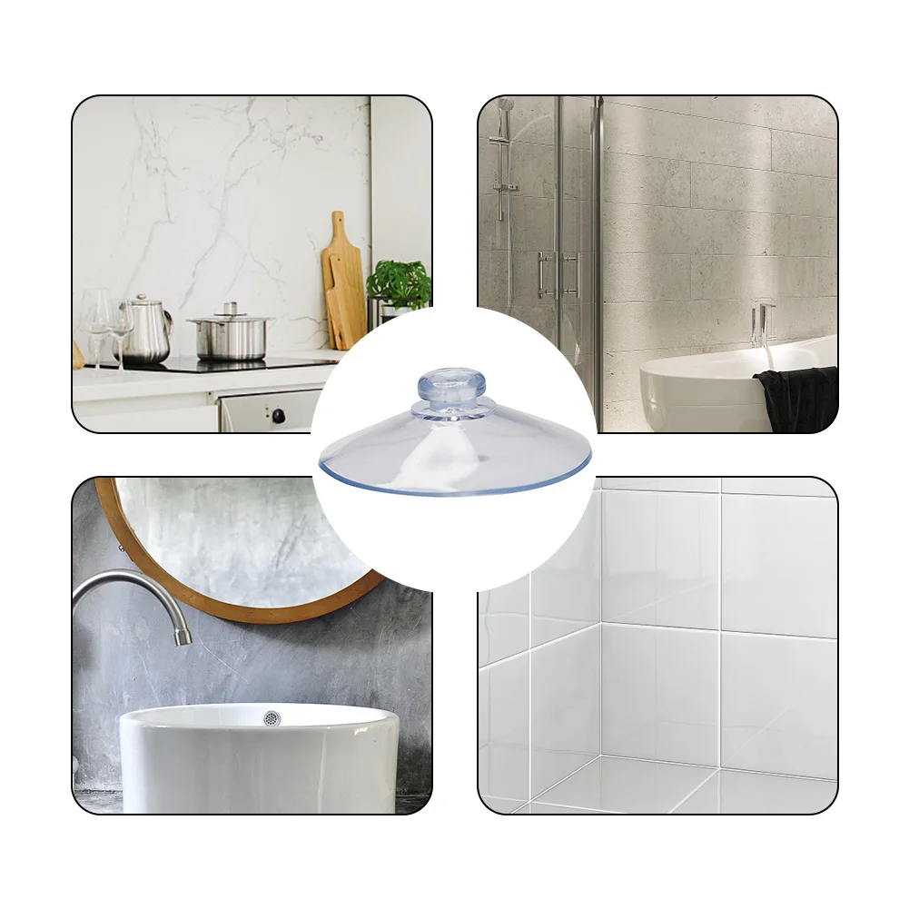 Hoom Saugnapf 20mm/25mm/40mm Fenster-Küchen-Sauger 10 Stück Jeder Typ Badezimmer Klarer Kunststoff Glas 100% Brandneu – Detail 13