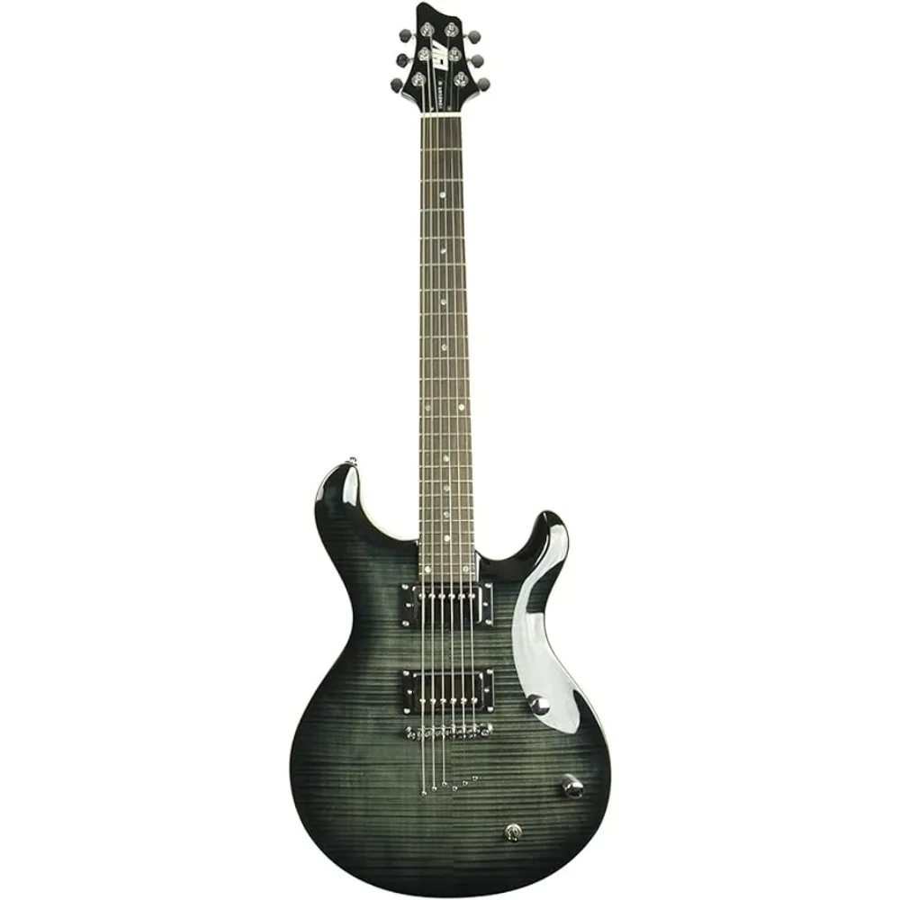 

6 String IP-350 TBK PRS Solid-Body Electric Guitar Trans Black Dimebag Darrell Guitar Set Chibson Guitars 4-string Electric Bass