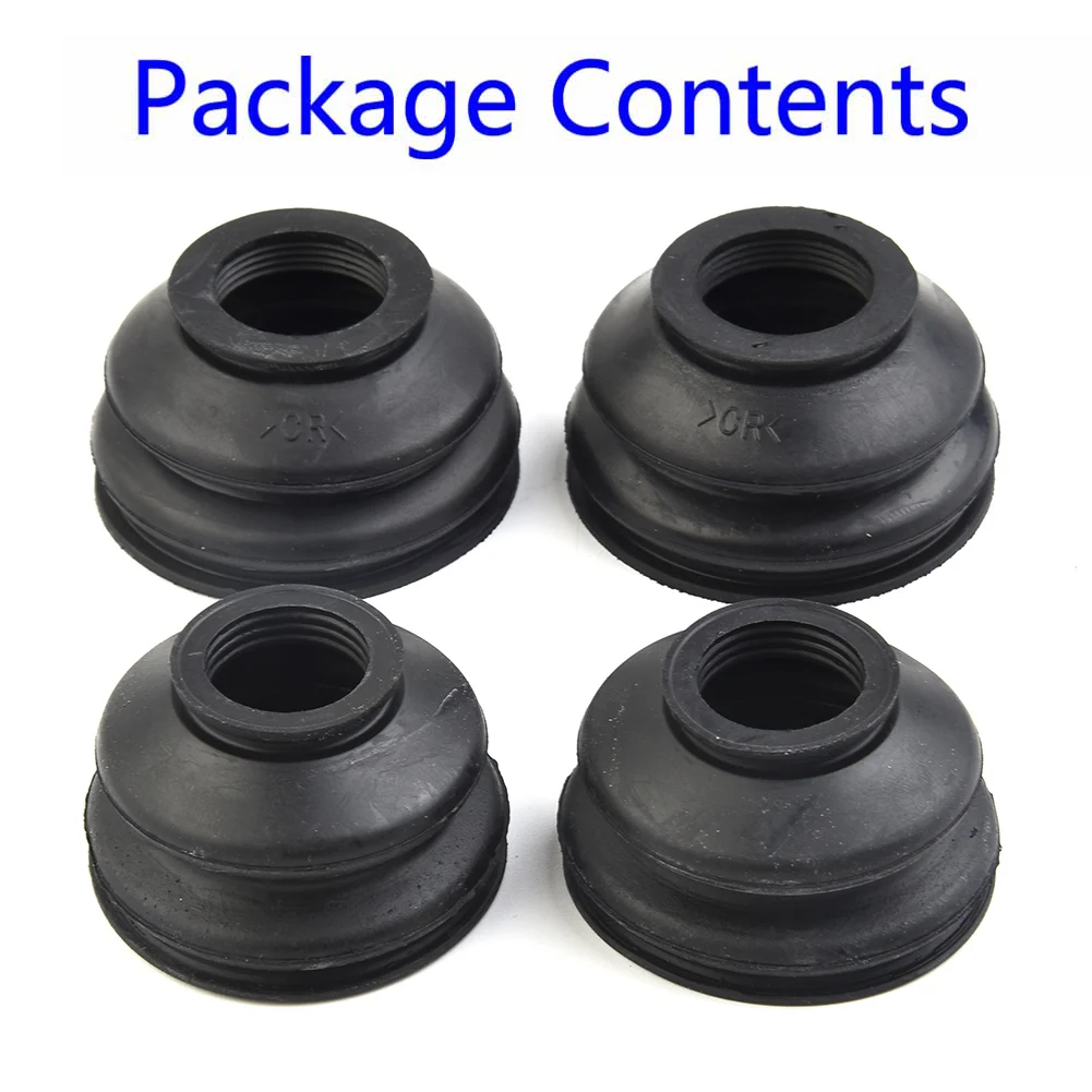 4pcs Dust Boots Dust Boot Covers Car Joint Kit Parts Rubber Ball Set