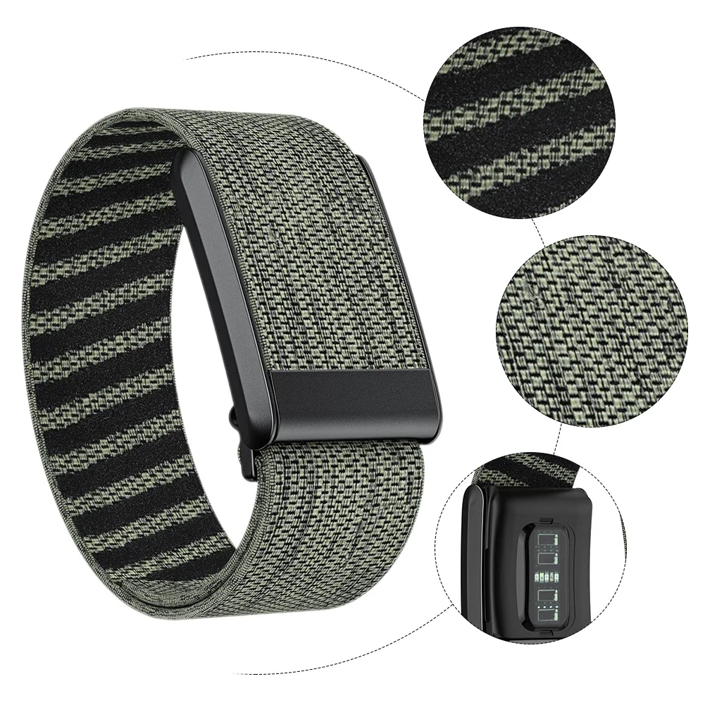 For Whoop 4.0 Replacement Strap Breathable Nylon Fitness Band Loop Bands Smart Wrist Band Adjustable Fitness Tracking Band ﻿