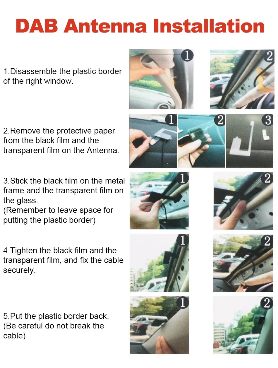 For Universal Car Accessories DAB + Antenna With USB Adapter Android Car Radio GPS Stereo Receiver Player