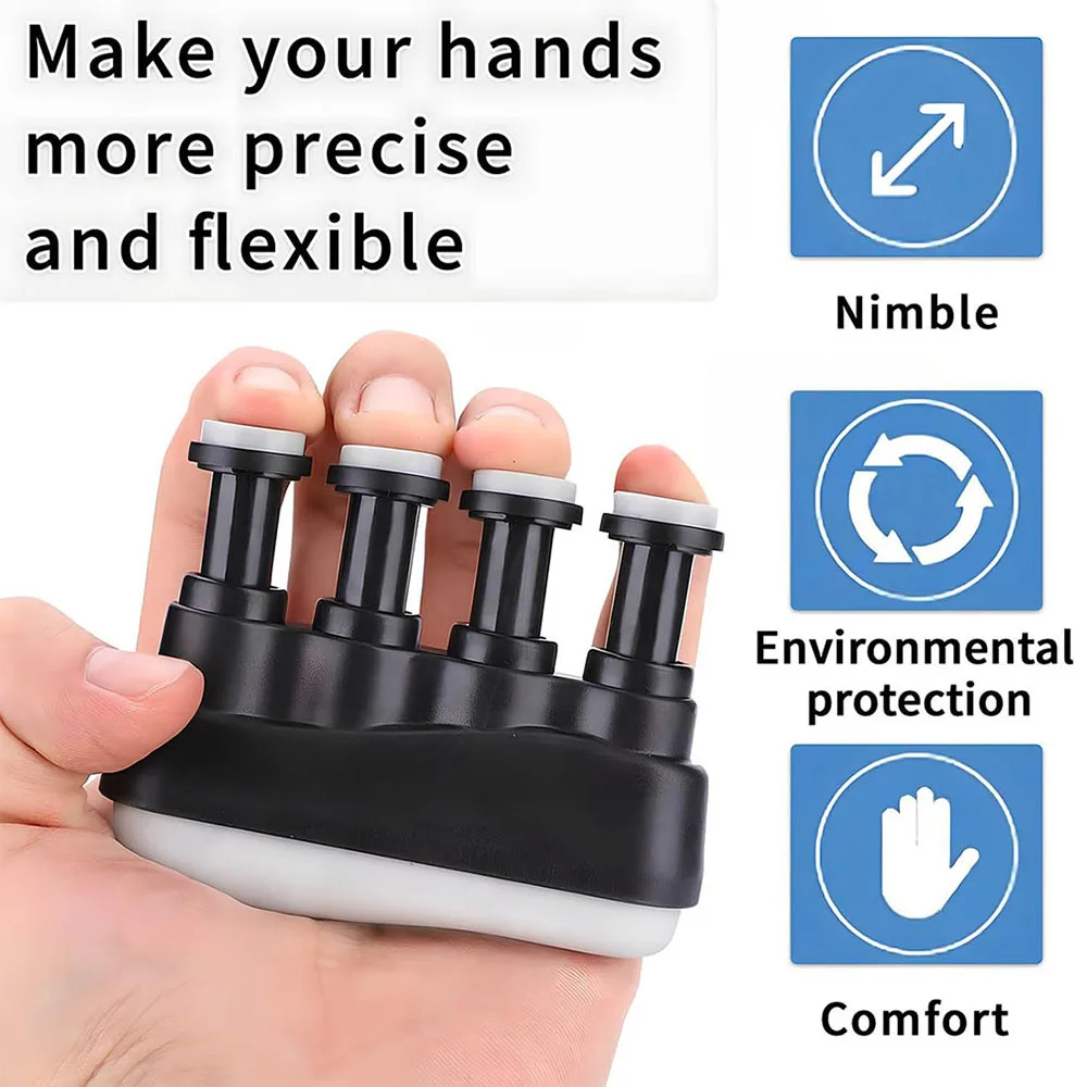 Finger Strengthener Finger Exerciser and Hand Strengthener Rehab Musician Rock Climbing Guitar Piano