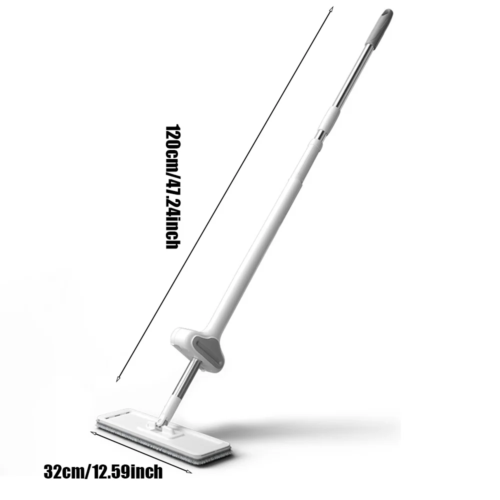 Flat Floor Mop 360&deg; Rotatable Flat Floor Mops Lazy No Hand Washing Floor Floating Mop Reusable Kitchen Livingroom Cleaning Wet Dry Tools