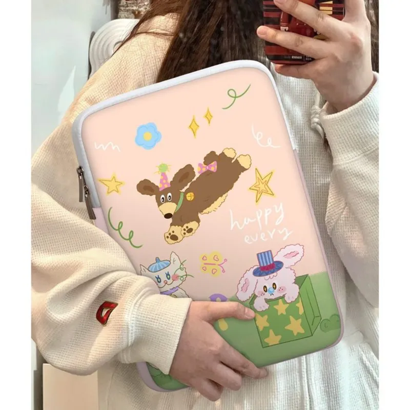 Ins Cute Laptop Sleeves 10 11 12 13 14 15 Inch Protective Case Sleeves