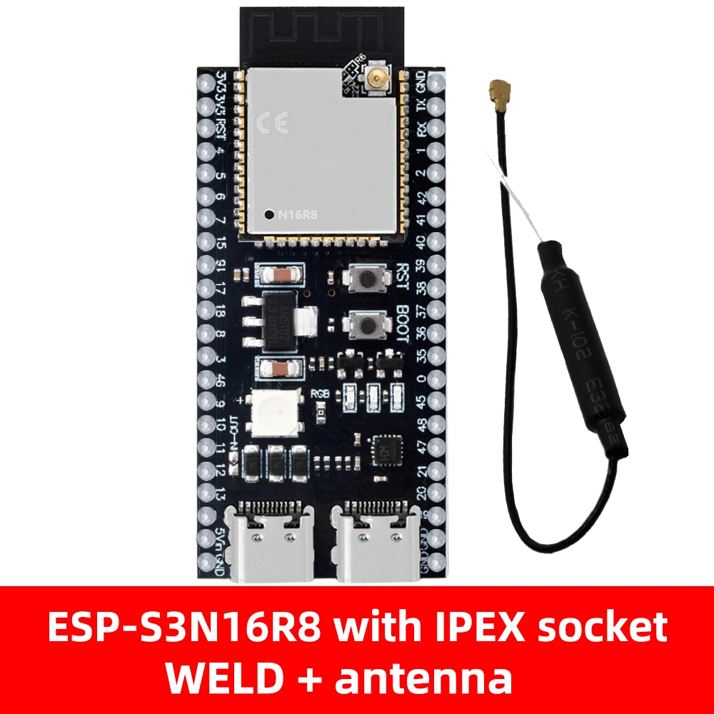 ตัวเลือกสินค้า ESP32-S3 โมดูลพัฒนา WiFi Bluetooth 5.0