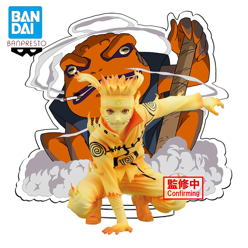 

In Stock Original Bandai BANPRESTO Uzumaki Naruto 10CM PVC Figur Anime Boxed Collectible Model Doll Toy For Gift