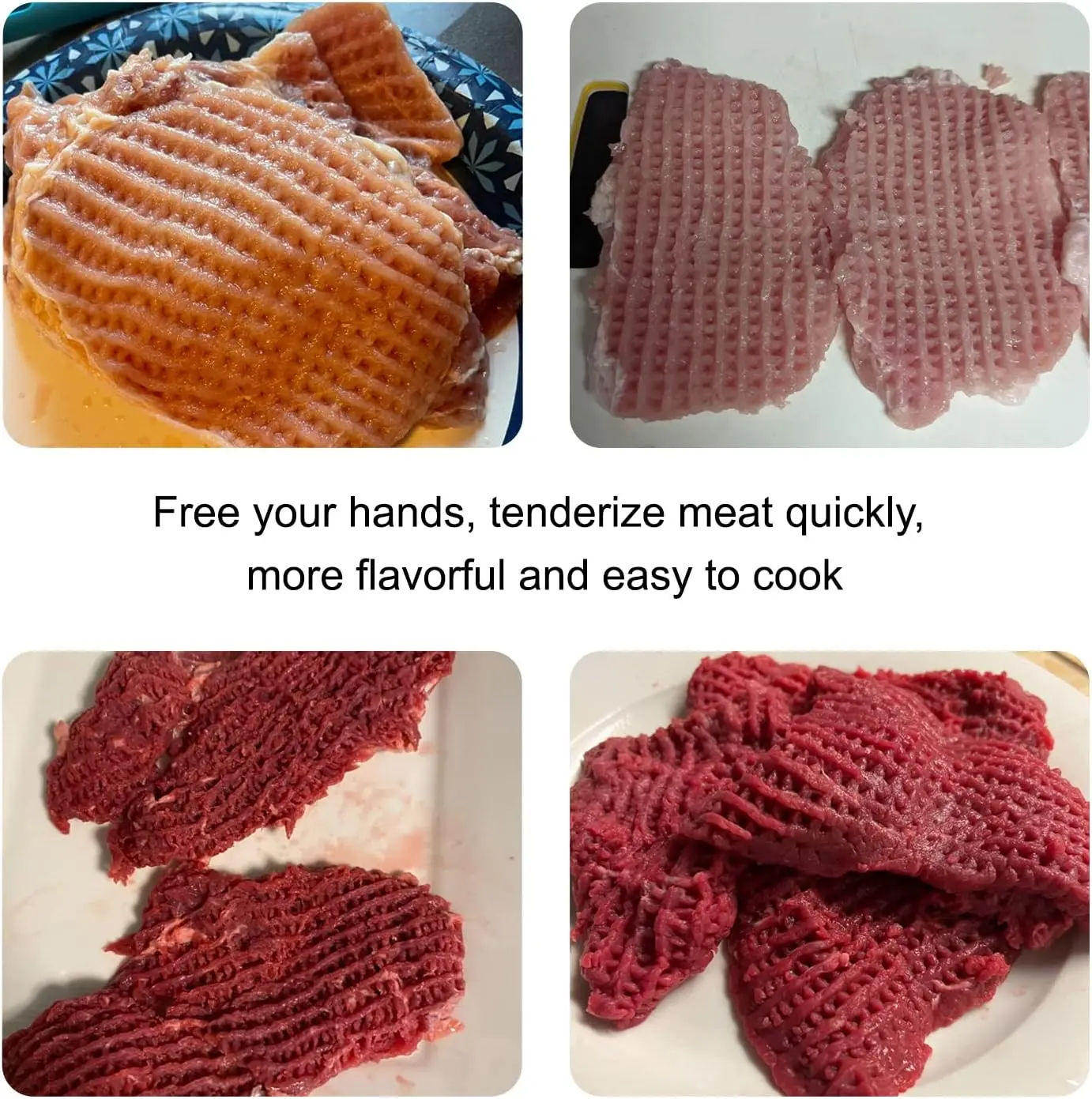 Meat Tenderizer Attachment for All KitchenAid Household Stand Mixers-Mixers Accesssories Meat Tenderizers Dishwasher Safe meat tenderizer attachment