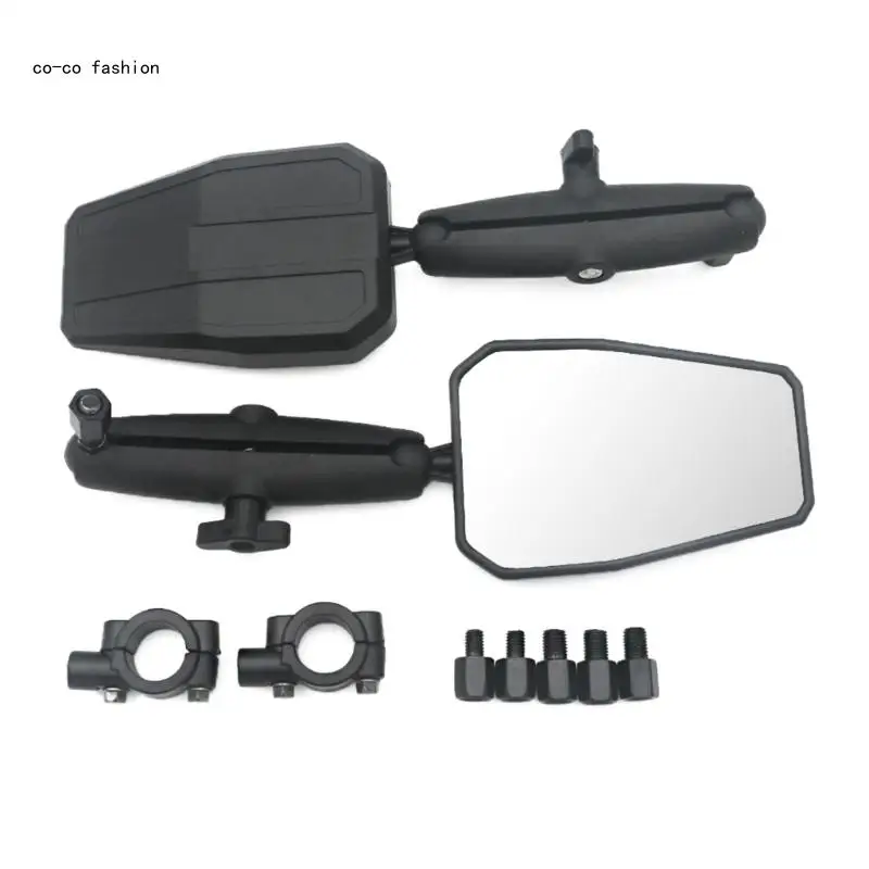 

517B Handlebar Rear View Mirrors Foldable Mirrors forWestwind Adventure Off-roadMotorcycle Rotating Adjustable Mirror