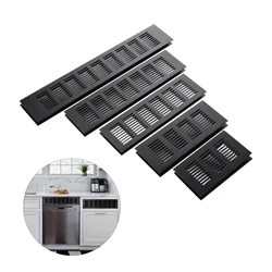 2pcs Aluminum Alloy Air Vent Grille Perforated Web Plate Shoe Cabinet Cupboards Breathable Heat Dissipation Perforated Sheet