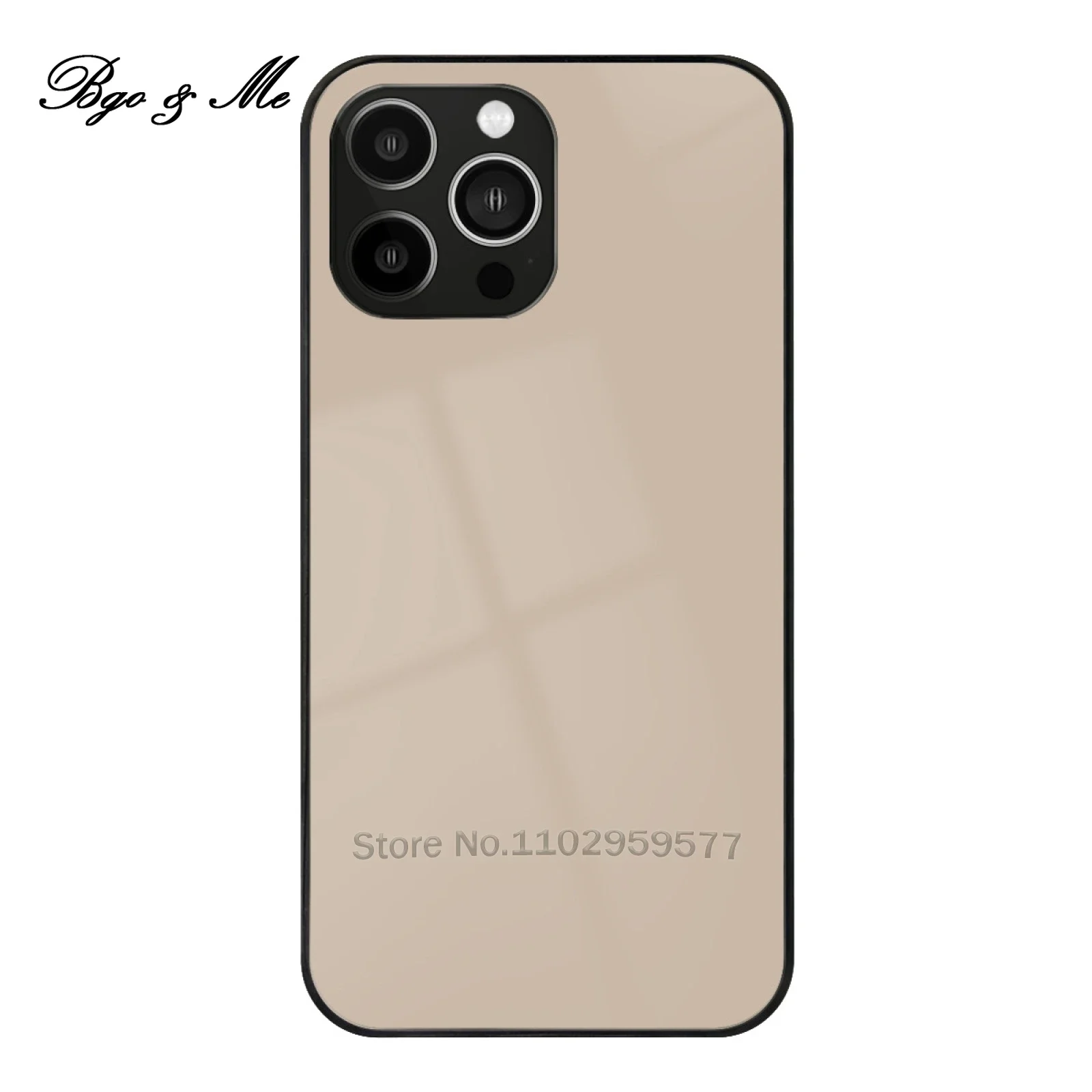 Best Seller Beige Taupe Tan Khaki Tinta Unita Paia Di Vetro Per Custodia Per Telefono Sherwin Per Iphone 15 14 13 12 Pro Max
