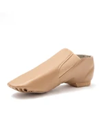 Dynadans PU Leather Jazz Shoes Slip On Dance Shoes for kids and Adults with Side Elasticity (Toddlers/kids/Big kids/Men/Women) 1