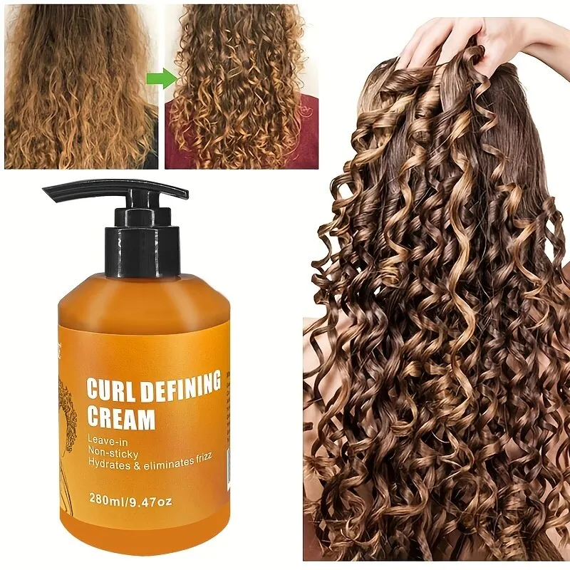 GZE Defining Curl Cream-Enhances Waves and Curls While Adding Definition Conditions, Detangles, and Reduces Frizz Paraben