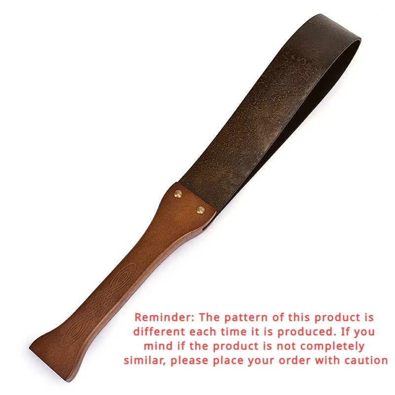 Horse Whip with Antique Copper Pattern and Antique Leather Riding Accessories for Equestrian Sports Equipment Cow Leather 2