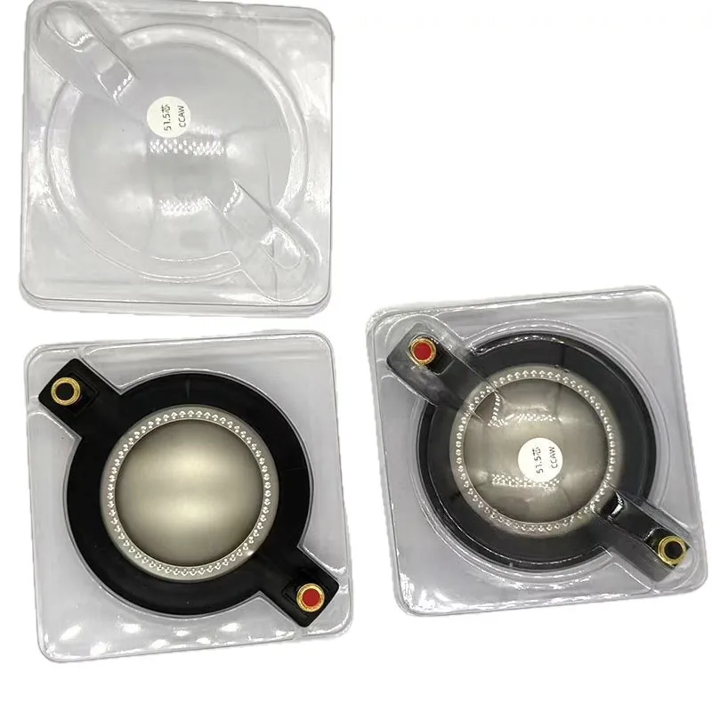 44.4mm 티타늄 필름 플랫 와이어 사운드 필름 고주파 스피커 보이스 코일 코어 오디오 스피커 코일 액세서리 스피커