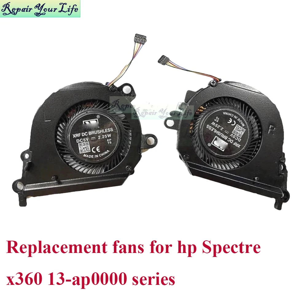 L37660 CPU GPU Cooling Fan for hp Spectre x360 13-AP 13T-AP0013