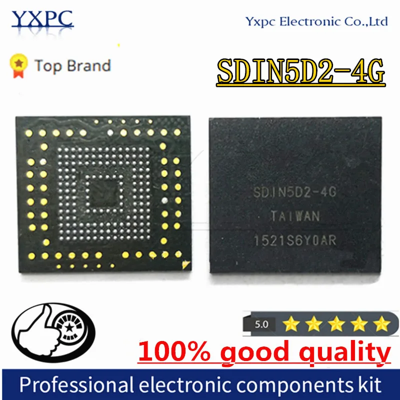 

SDIN5D2-4G SDIN5D2 4GB BGA153 NAND EMMC flash memory IC Chipset With Balls