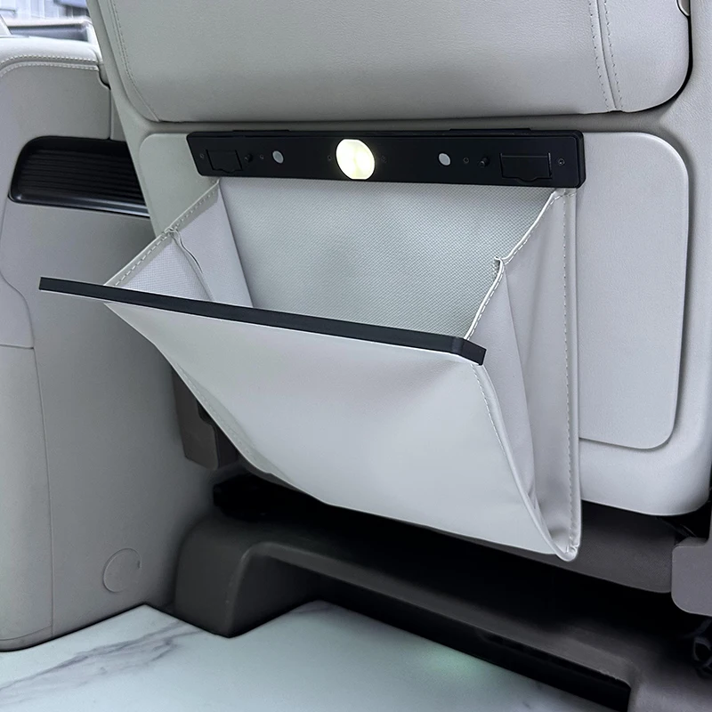 For DENZA D9 car garbage bag can, special products for rear seats, magnetic storage storage and modification artifact