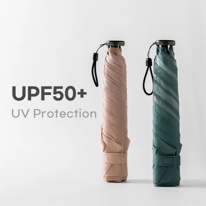 

Shade Umbrella for Women Free Shipping Lightweight Mini Umbrella UV Protection 89g Small Cute Folding Parasol Umbrella UPF50+