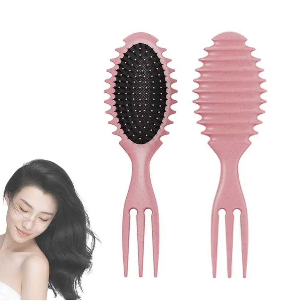 

Щетка для завивки волос 3-в-1 Антистатическая удобная в использовании искусственная щетка для укладки волос