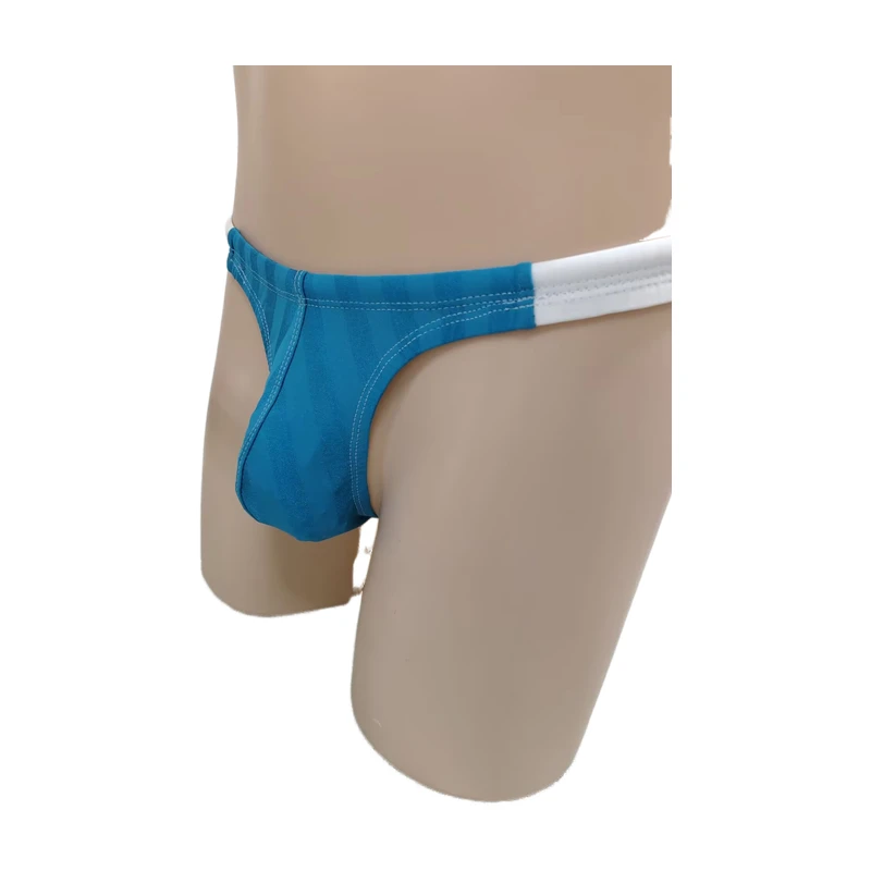 BOYTHOR Men's Swimming Trunks Thong Swimming Trunks Match Color Narrow Edge Sexy Fashion Swimming Beach Pool Swimming Trunks 5