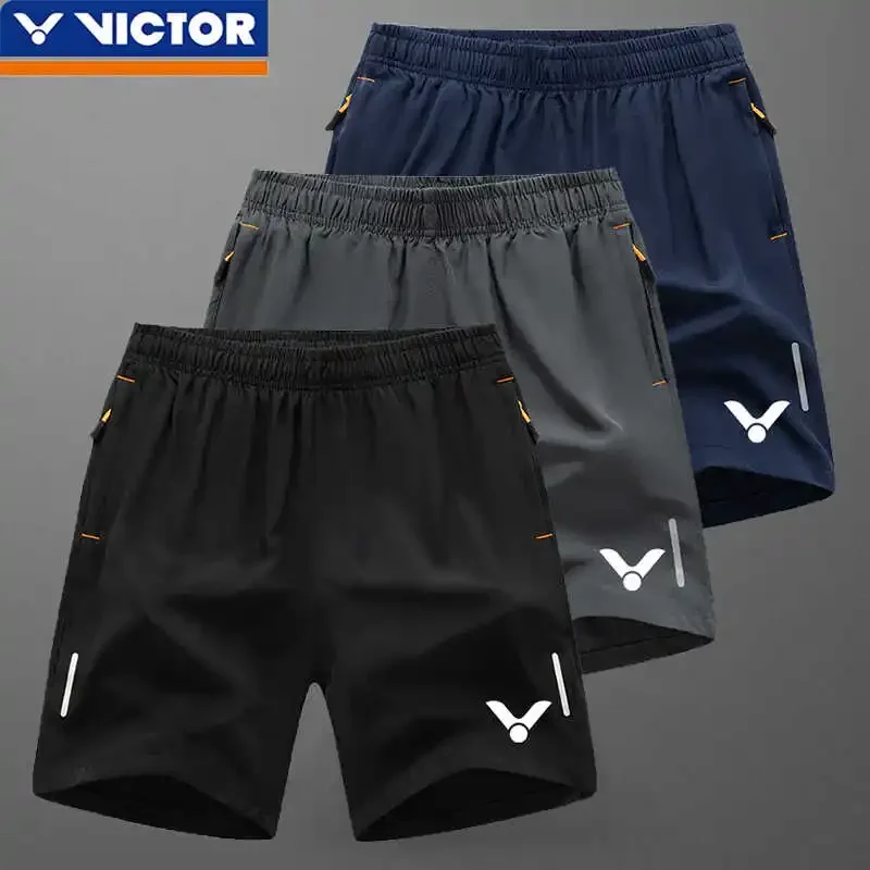 VICTOR Badminton Quick-drying Simple Loose Shorts Men's and Women's Summer Loose Leisure Sports Fitness Five-point Pants