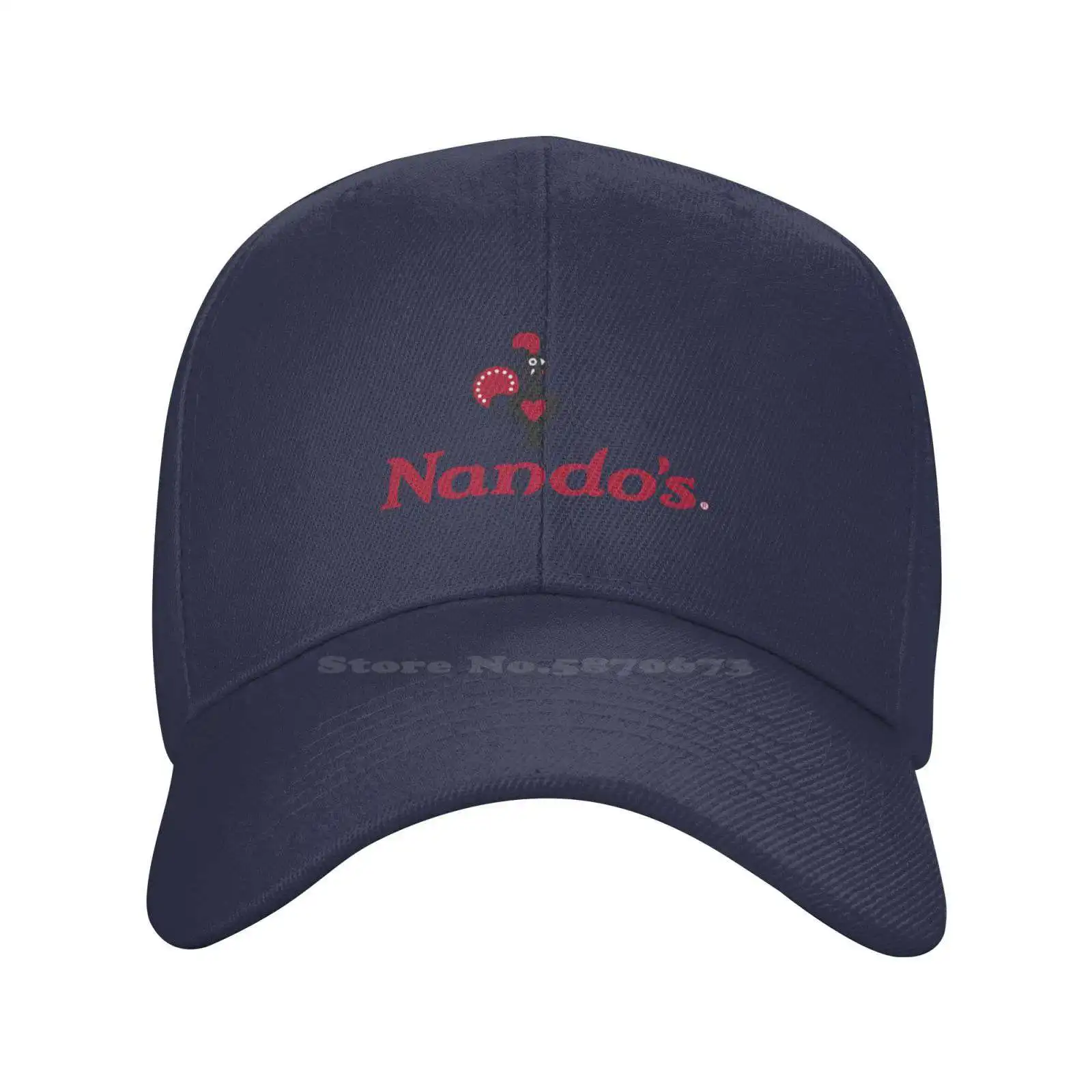 

Повседневная джинсовая бейсбольная кепка Nandos с графическим логотипом