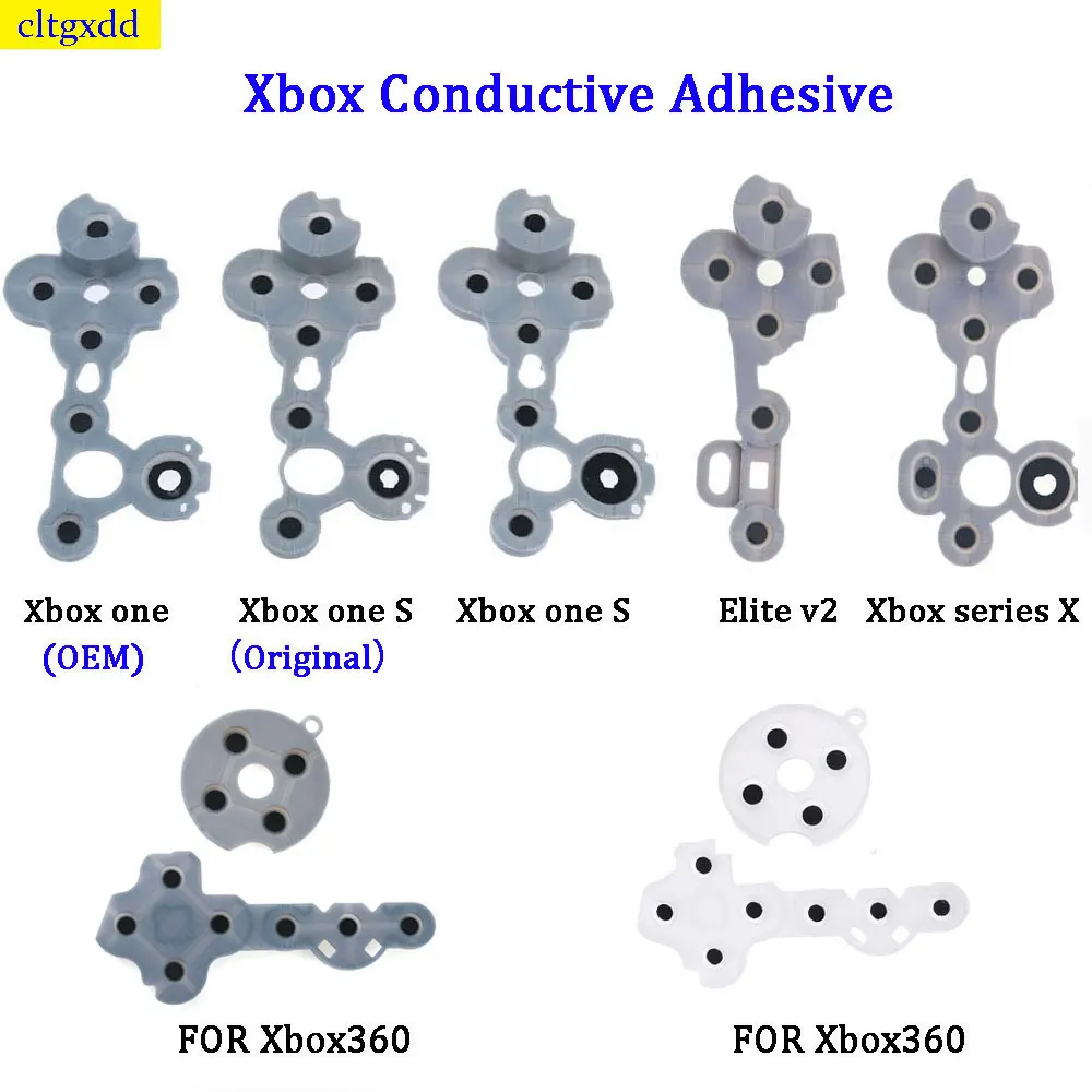 Cltgxdd 1 Set Per Xbox One/One S/Xbox 360/Series S X/Elite V2 Console Pulsante In Plastica Conduttiva In Gomma Accessori Per Giochi Da Tavolo