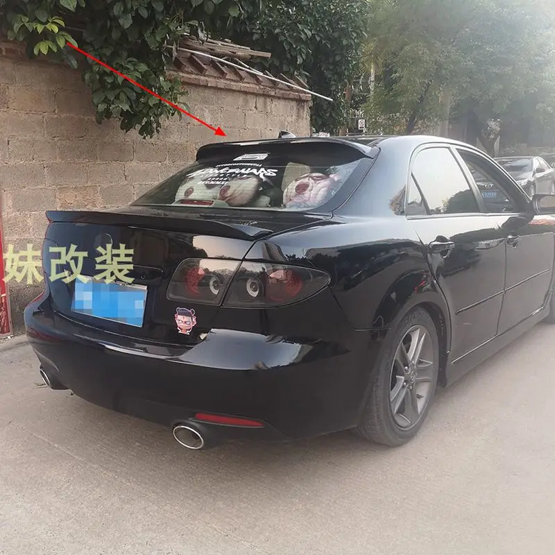 

Car Tail Wing Decoration Rear Trunk Spoiler For Mazda 6 Roof spoiler sunshade accessories 2006-2013 year