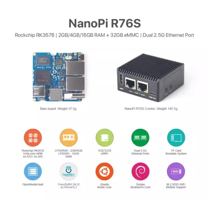 ģȭ���� ���� ���� R76S RK3576 ���� ���� LPDDR5 ��� 2.5G ��Ʈ��ũ ��Ʈ HDMI AI ���� ����ǰ
