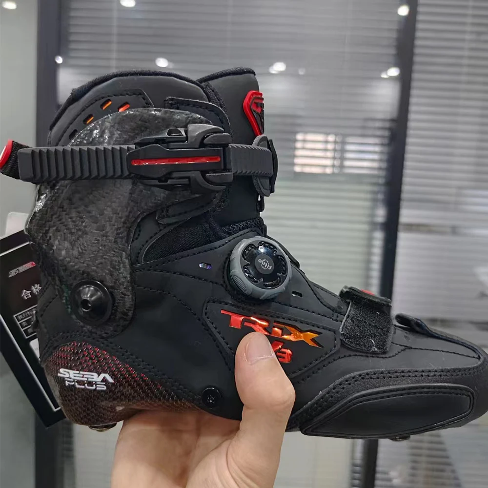 Original SEBA TRIX PRO 3 Cuffs Professional Adult Inline Skates Carbon Fiber Shoes Slalom Slide Free Skating Patines