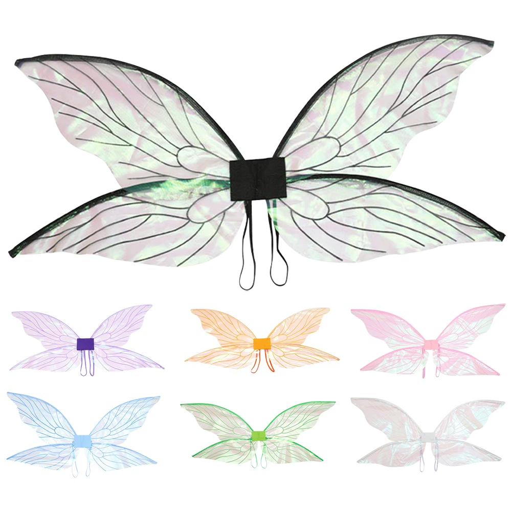Dress UP Elf Cosplay Wing for Adults Women Girls Princess Angel Wing Fairy Wings Costume Masquerade Festive Party Props