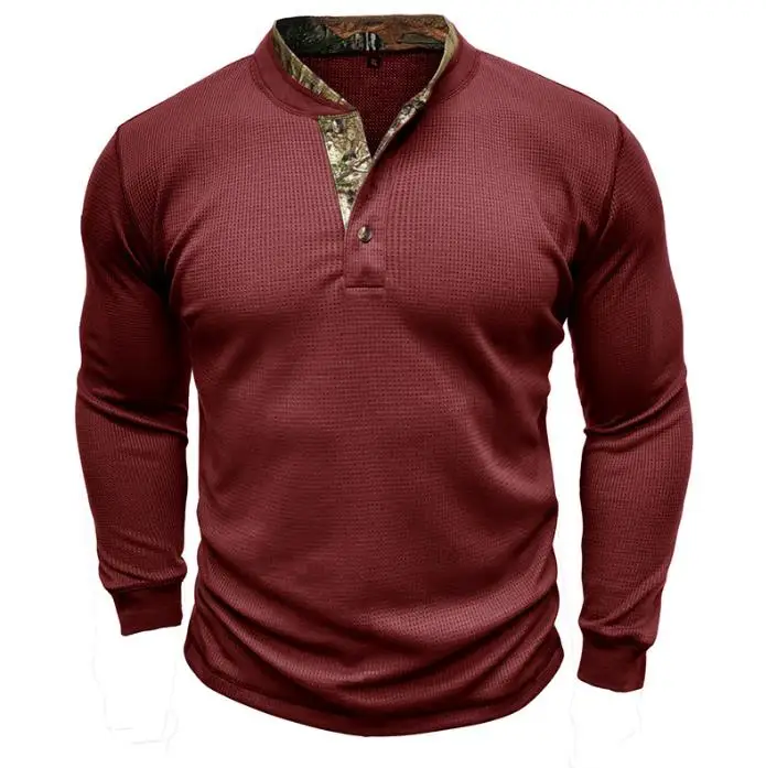 

Мужская Уличная рубашка с длинным рукавом и цветочным принтом